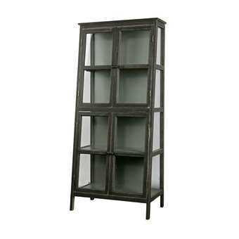 Foto: BePureHome Herritage Houten Vitrinekast Zwart Kasten Glas Hout fq[1]